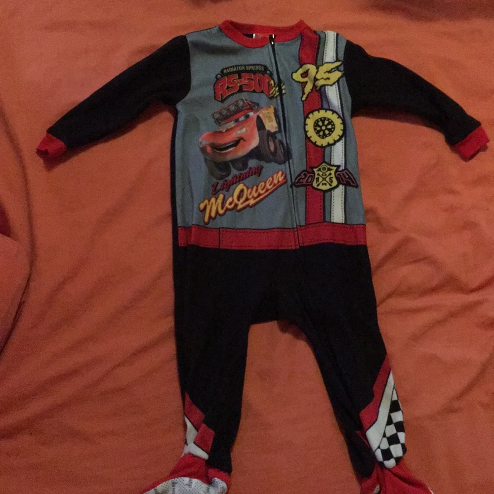 Lightning McQueen boys onesie